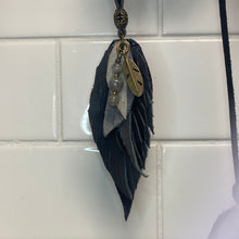 Load image into Gallery viewer, Loveable Leather Feather Adjustable Necklaces

