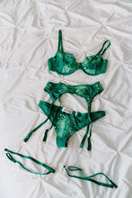 Load image into Gallery viewer, Anziety wear green lingerie set
