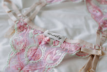 Load image into Gallery viewer, Anziety wear secret garden pink lingerie set
