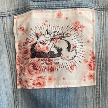 Load image into Gallery viewer, Liminal Spaces denim “I’m doing great” medium jacket
