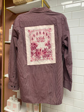 Load image into Gallery viewer, Liminal Spaces wild rose pink pinstripe shirt
