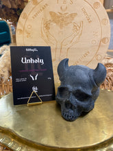 Load image into Gallery viewer, Filthy Little Thing “Unholy” skull soap
